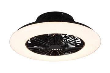 Stralsund LED tak/ vägg fläkt mattsvart starlight - Matt svart - Belysning - Lampor & belysning inomhus - Taklampa & takbelysning - Takplafond