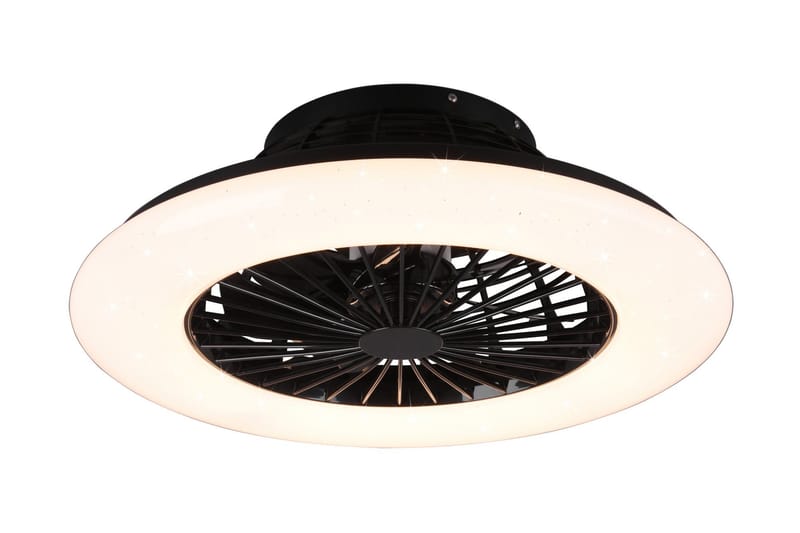 Stralsund LED tak/ vägg fläkt mattsvart starlight - Matt svart - Belysning - Lampor & belysning inomhus - Taklampa & takbelysning - Takplafond