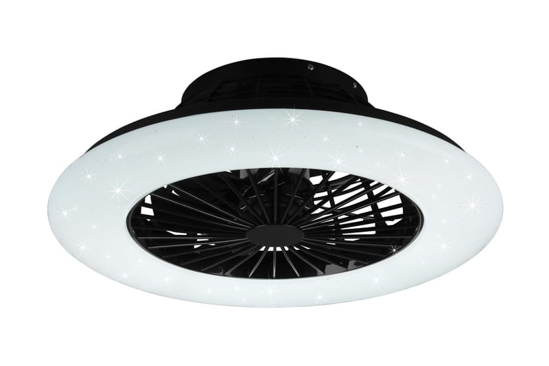 Stralsund LED tak/ vägg fläkt mattsvart starlight - Matt svart - Belysning - Lampor & belysning inomhus - Taklampa & takbelysning - Takplafond