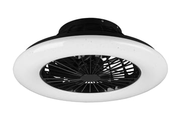 Stralsund LED tak/ vägg fläkt mattsvart starlight - Matt svart - Belysning - Lampor & belysning inomhus - Taklampa & takbelysning - Takplafond