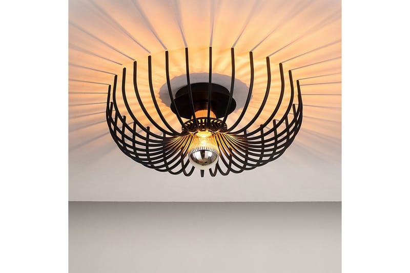 Taklampa Subbersta Svart - Diameter: 36 cm - Belysning - Lampor & belysning inomhus - Golvlampa