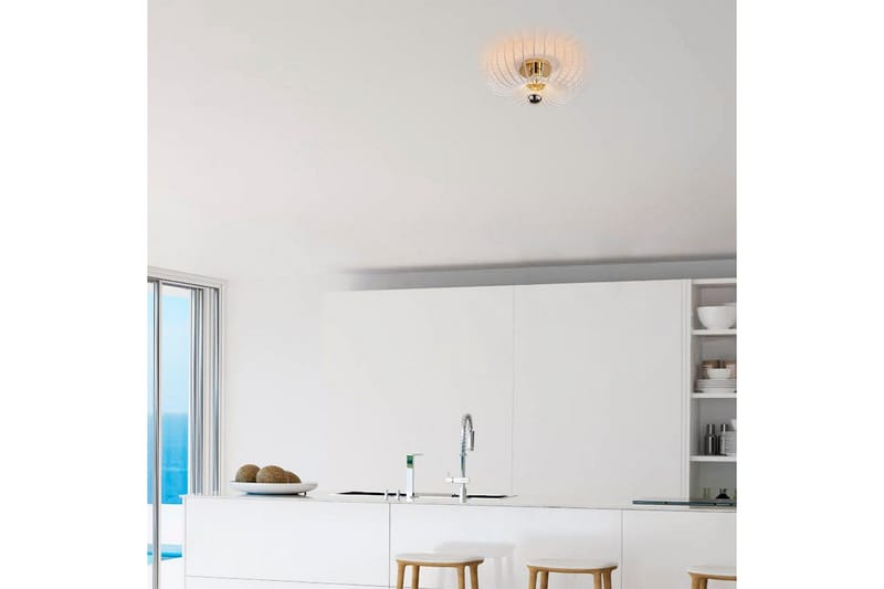 Taklampa Subbersta Vit - Diameter: 36 cm - Belysning - Lampor & belysning inomhus - Golvlampa