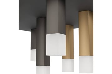 Takbelysning Eglo Estanterios Grå/Brun med 9 Lampor - Belysning - Lampor & belysning inomhus - Taklampa & takbelysning - Takplafond