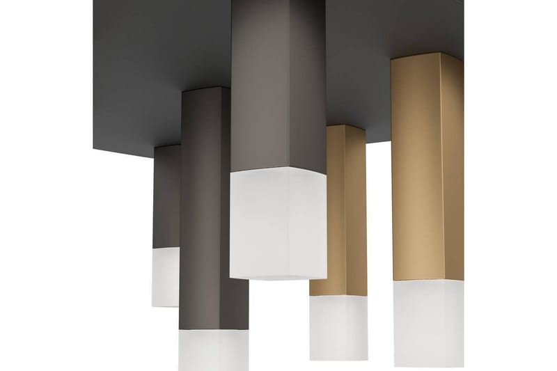 Takbelysning Eglo Estanterios Grå/Brun med 9 Lampor - Belysning - Lampor & belysning inomhus - Taklampa & takbelysning - Takplafond