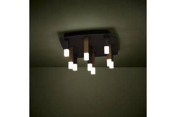 Takbelysning Eglo Estanterios Grå/Brun med 9 Lampor - Belysning - Lampor & belysning inomhus - Taklampa & takbelysning - Takplafond