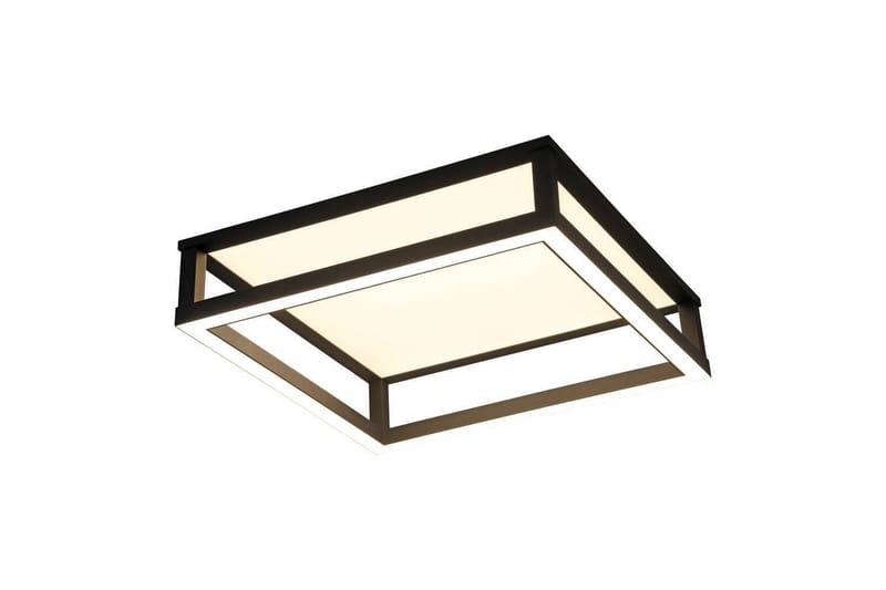 Takbelysning Eglo Macellara Svart/Vit 45x45 cm - Belysning - Lampor & belysning inomhus - Taklampa & takbelysning - Takplafond