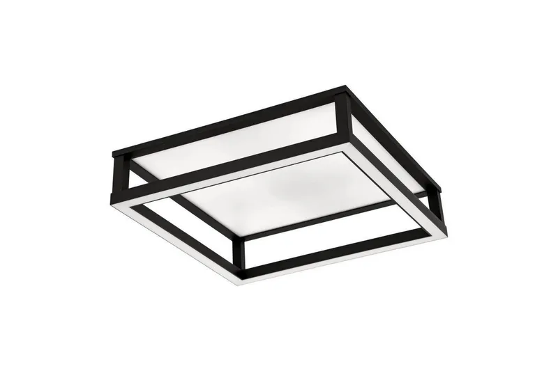 Takbelysning Eglo Macellara Svart/Vit 45x45 cm