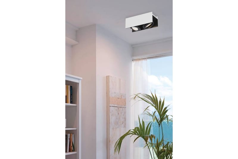 Takbelysning Eglo Vidago Vit/Svart 2 Lampor - 2 Lampor - Belysning - Lampor & belysning inomhus - Taklampa & takbelysning - Takplafond