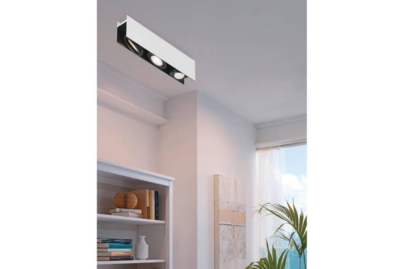 Takbelysning Eglo Vidago Vit/Svart 3 Lampor - 3 Lampor - Belysning - Lampor & belysning inomhus - Taklampa & takbelysning - Takplafond