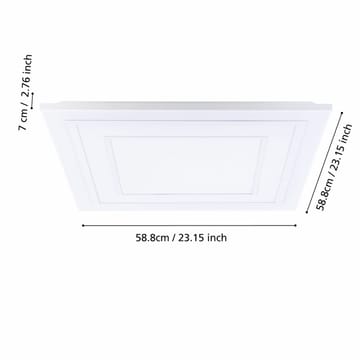 Taklampa Albarca - 588x588 mm - Belysning - Lampor & belysning inomhus - Taklampa & takbelysning - Takplafond