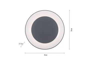 Taklampa Anika - Grå - Belysning - Lampor & belysning inomhus - Taklampa & takbelysning - Takplafond