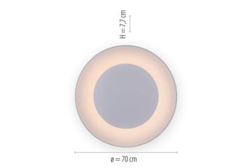 Taklampa Anika - Vit - Belysning - Lampor & belysning inomhus - Taklampa & takbelysning - Takplafond
