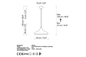 Taklampa Argentubay Rany - Guld - Belysning - Lampor & belysning inomhus - Taklampa & takbelysning - Kökslampa & taklampa kök