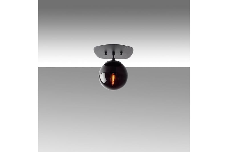 Taklampa Ariofield (20 x 25 x 25 cm) Svart, Svart