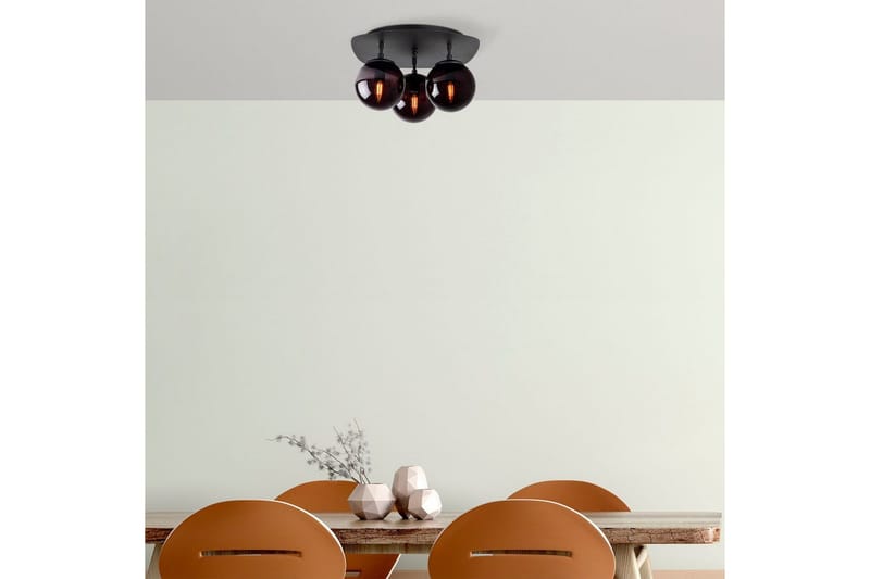 Taklampa Ariofield Triple Svart - Svart - Belysning - Lampor & belysning inomhus - Taklampa & takbelysning - Takplafond