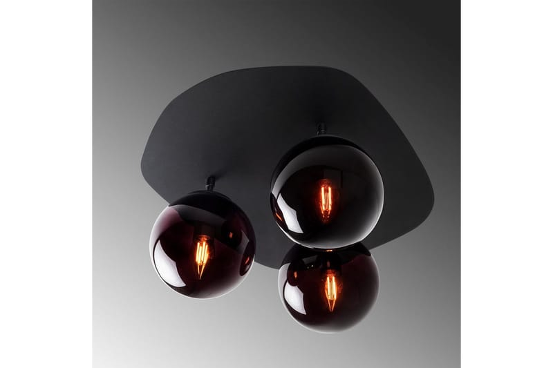 Taklampa Ariofield Triple Svart - Svart - Belysning - Lampor & belysning inomhus - Taklampa & takbelysning - Takplafond
