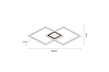 Taklampa Asmin - 37x5,2x106 cm - Belysning - Lampor & belysning inomhus - Taklampa & takbelysning - Takplafond