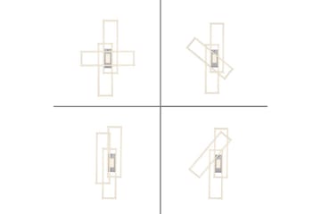 Taklampa Asmin - 69,4x6,8x98,9 cm - Belysning - Lampor & belysning inomhus - Taklampa & takbelysning - Takplafond