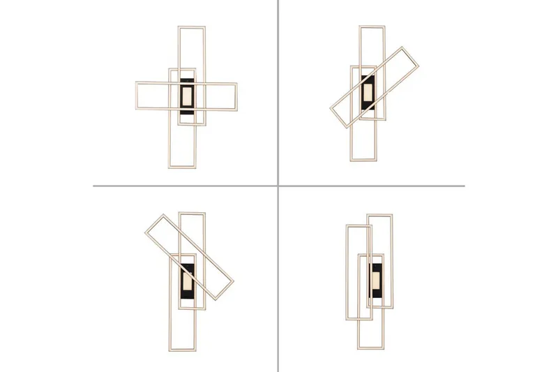 Taklampa Asmin - 69,4x6,8x99 cm - Belysning - Lampor & belysning inomhus - Taklampa & takbelysning - Takplafond