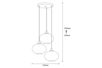 Taklampa Belinfield Ånga - Mörkgrå - Belysning - Lampor & belysning inomhus - Taklampa & takbelysning - Kökslampa & taklampa kök