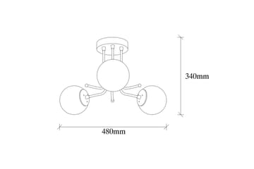 Taklampa Bhika Rany / Vit - Rany / Vit - Belysning - Lampor & belysning inomhus - Taklampa & takbelysning - Takplafond