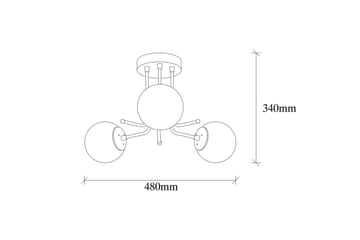 Taklampa Bhika Rany / Vit - Rany / Vit - Belysning - Lampor & belysning inomhus - Taklampa & takbelysning - Takplafond