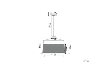 Taklampa Cardener 41 cm - Svart - Belysning - Lampor & belysning inomhus - Taklampa & takbelysning - Kökslampa & taklampa kök