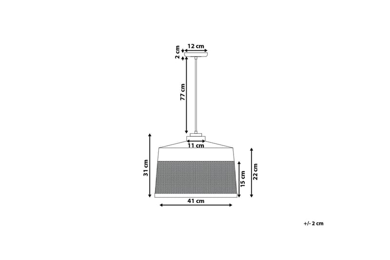 Taklampa Cardener 41 cm - Svart - Taklampa sovrum - Kökslampa & taklampa kök - Hall lampa - Fönsterlampa - Pendellampa & hänglampa - Taklampa vardagsrum - Fönsterlampa hängande - Taklampa & takbelysning