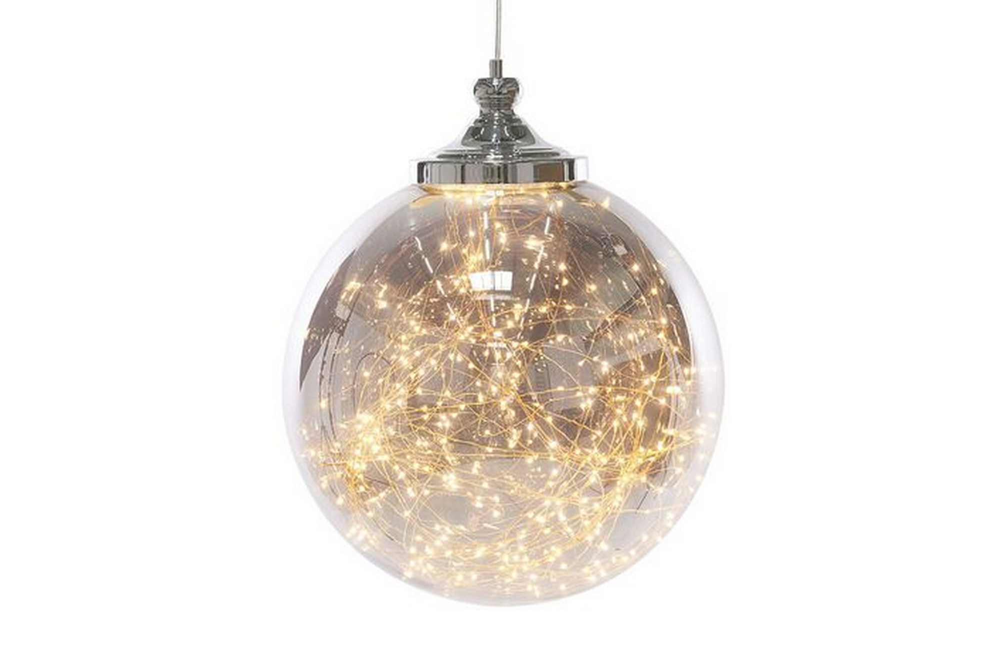Taklampa Cavedor Stor Silver