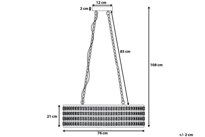 Taklampa Cavone 31 cm - Silver - Belysning - Lampor & belysning inomhus - Taklampa & takbelysning - Kökslampa & taklampa kök