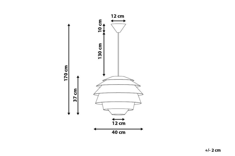 Taklampa Congo 40 cm - Vit - Taklampa sovrum - Kökslampa & taklampa kök - Hall lampa - Fönsterlampa - Pendellampa & hänglampa - Taklampa vardagsrum - Fönsterlampa hängande - Taklampa & takbelysning