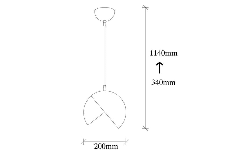 Taklampa Dalenor Svart / Rany Enkeluttag - Enkeluttag - Belysning - Lampor & belysning inomhus - Taklampa & takbelysning - Kökslampa & taklampa kök