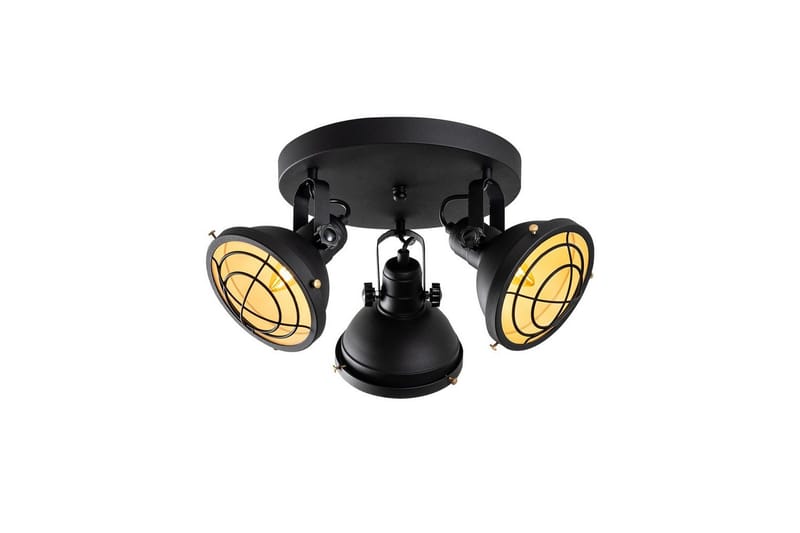 Taklampa Desten Svart, Svart