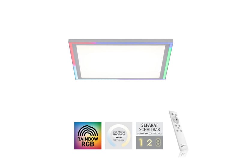 Taklampa Edging - 40x5,2x40 cm - Belysning - Lampor & belysning inomhus - Taklampa & takbelysning - Takplafond