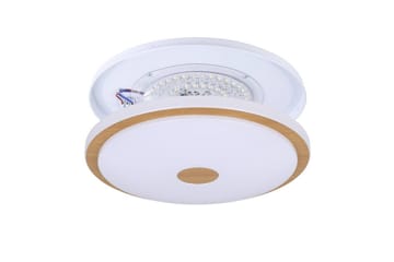 Taklampa Eglo Lanciano 1 380 mm - Vit/Brun - Belysning - Lampor & belysning inomhus - Taklampa & takbelysning - Takplafond