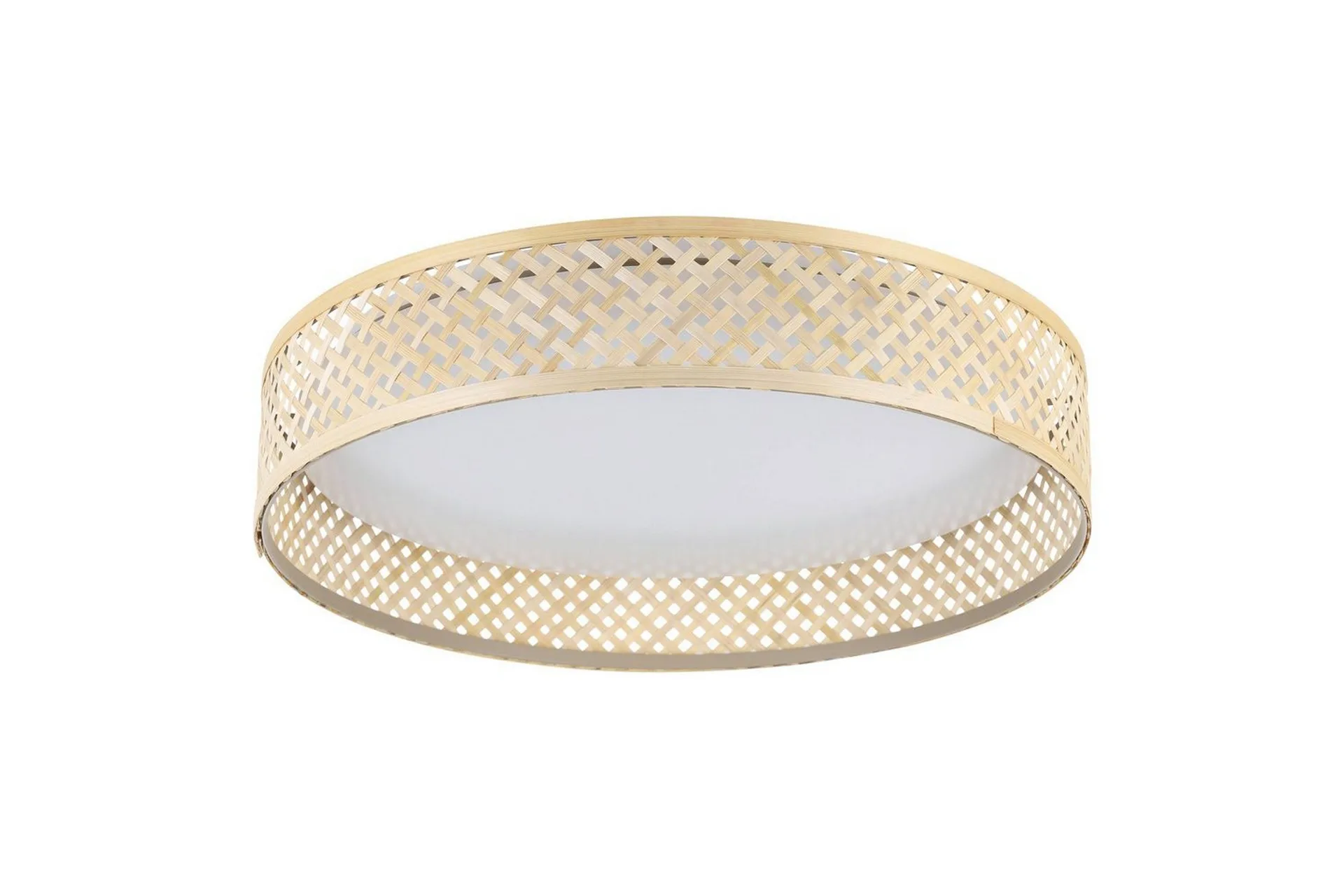Taklampa Eglo Luppineria &Oslash;380 mm Vit Brun - Vit/Brun