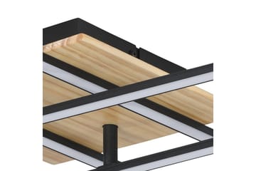 Taklampa Eglo Marinello 1 - Svart/Brun - Belysning - Lampor & belysning inomhus - Taklampa & takbelysning - Takplafond