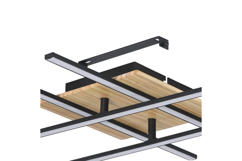 Taklampa Eglo Marinello 1 - Svart/Brun - Belysning - Lampor & belysning inomhus - Taklampa & takbelysning - Takplafond