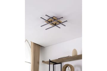 Taklampa Eglo Marinello 1 - Svart/Brun - Belysning - Lampor & belysning inomhus - Taklampa & takbelysning - Takplafond