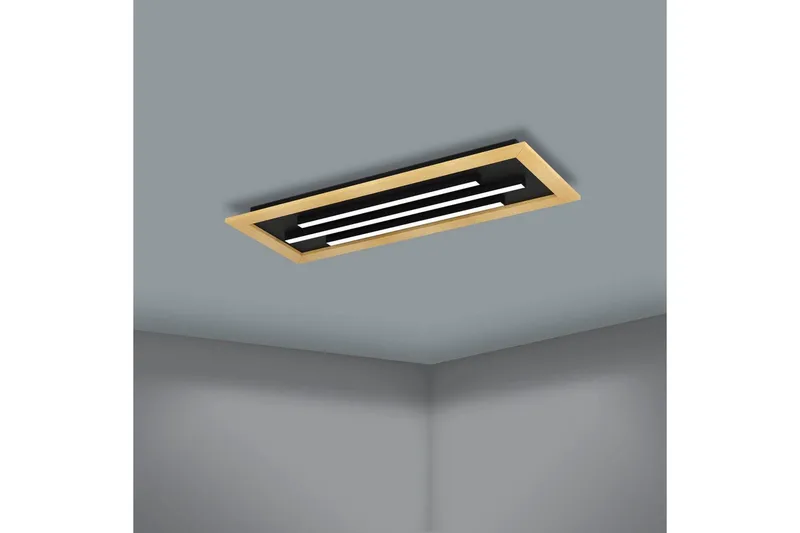 Taklampa Eglo Tirrenara 780x305 mm - Svart/Brun - Belysning - Lampor & belysning inomhus - Taklampa & takbelysning - Takplafond