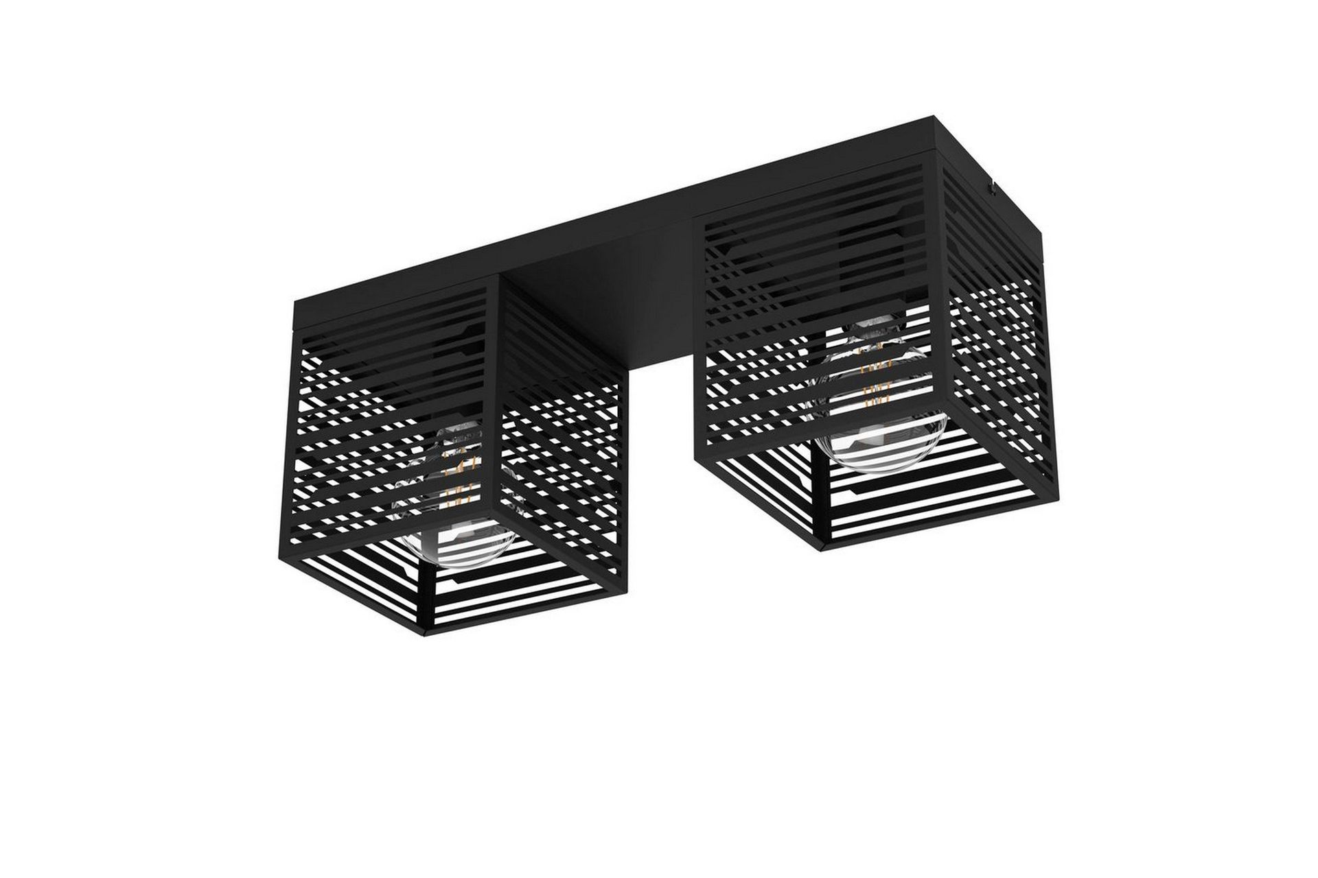 Taklampa Eglo Piedritas med 2 Lampor - Svart