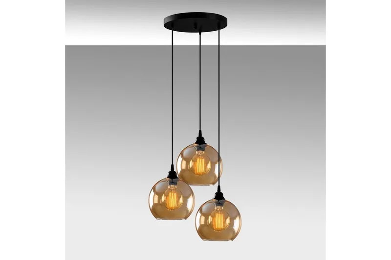 Taklampa Elanorstead Tre Rany / Svart - Guld/Svart - Belysning - Lampor & belysning inomhus - Taklampa & takbelysning - Kökslampa & taklampa kök