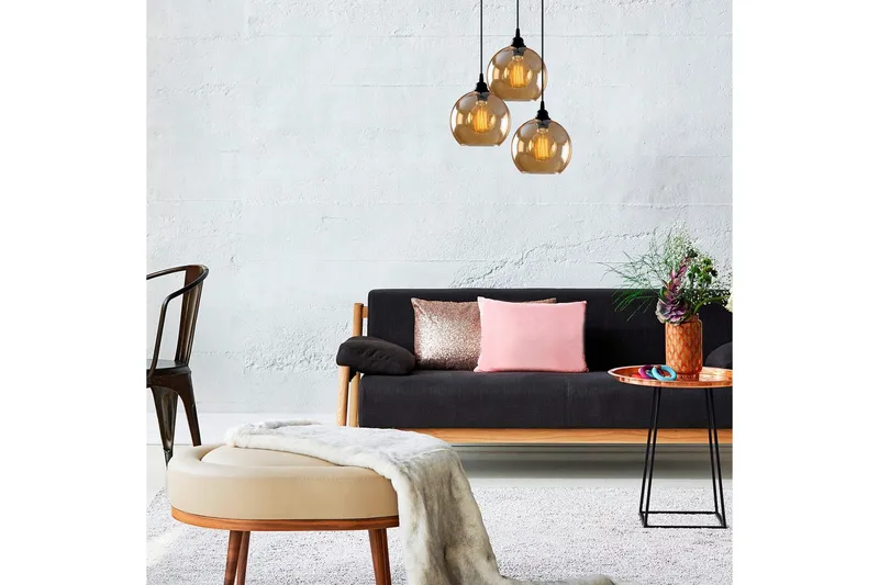 Taklampa Elanorstead Tre Rany / Svart - Guld/Svart - Belysning - Lampor & belysning inomhus - Taklampa & takbelysning - Kökslampa & taklampa kök