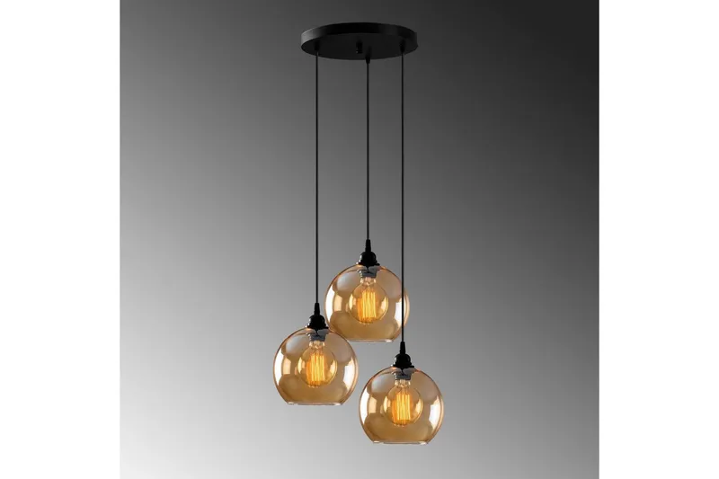 Taklampa Elanorstead Tre Rany / Svart - Guld/Svart - Belysning - Lampor & belysning inomhus - Taklampa & takbelysning - Kökslampa & taklampa kök