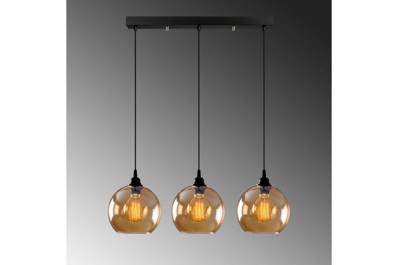 Taklampa Elanorstead Tre Rany / Svart Horisontell - Guld/Svart - Belysning - Lampor & belysning inomhus - Taklampa & takbelysning - Kökslampa & taklampa kök