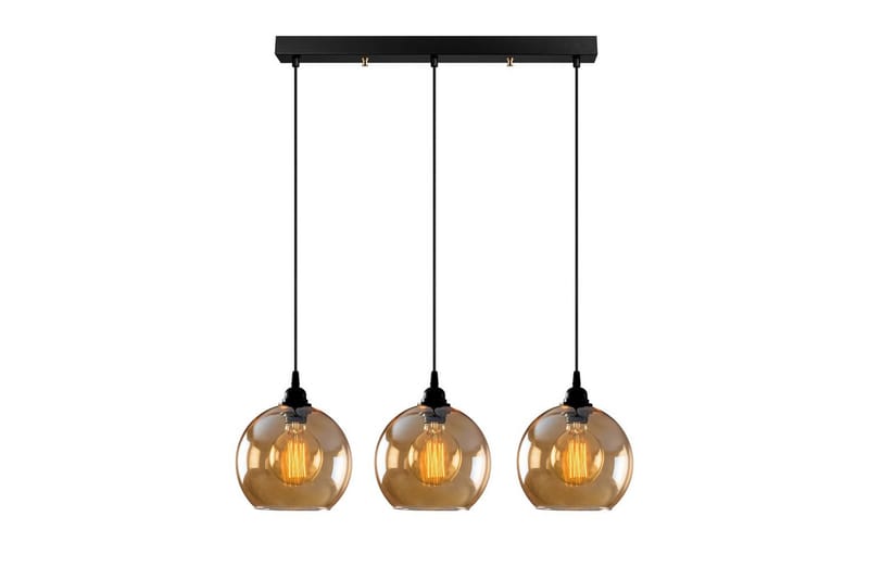 Taklampa Elanorstead Tre Rany / Svart Horisontell - Guld/Svart - Belysning - Lampor & belysning inomhus - Taklampa & takbelysning - Kökslampa & taklampa kök