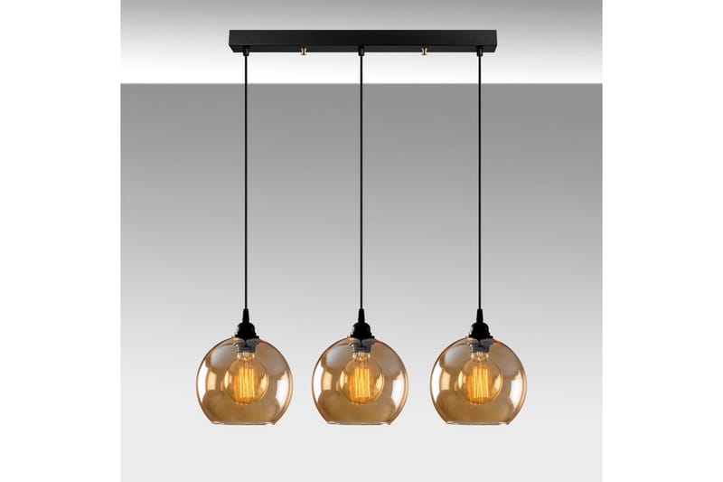 Taklampa Elanorstead Tre Rany / Svart Horisontell - Guld/Svart - Belysning - Lampor & belysning inomhus - Taklampa & takbelysning - Kökslampa & taklampa kök