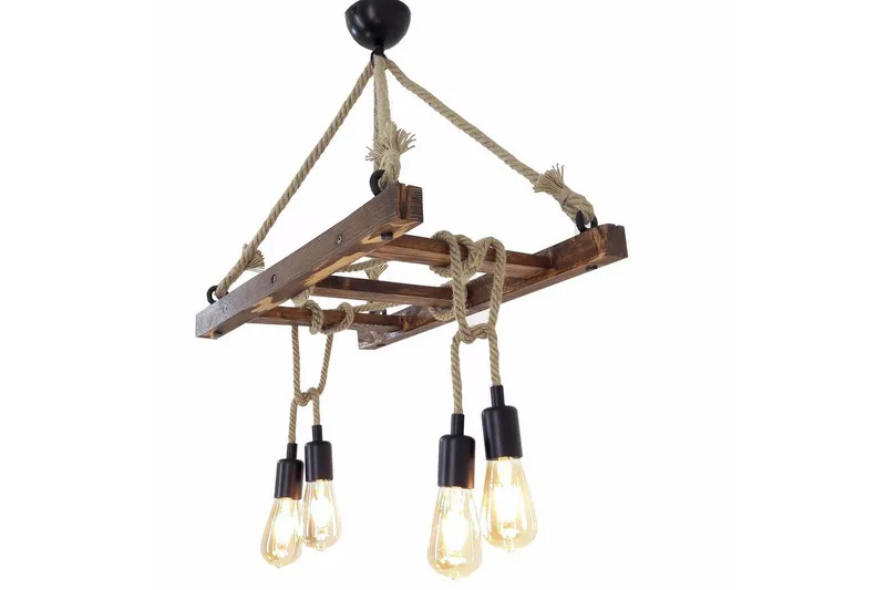 Taklampa Eluna Valnöt - Brun - Belysning - Lampor & belysning inomhus - Taklampa & takbelysning - Kökslampa & taklampa kök