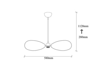 Taklampa Emrith Svart - Svart - Belysning - Lampor & belysning inomhus - Taklampa & takbelysning - Kökslampa & taklampa kök