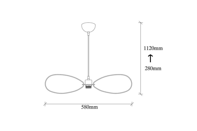 Taklampa Emrith Svart - Svart - Belysning - Lampor & belysning inomhus - Taklampa & takbelysning - Kökslampa & taklampa kök